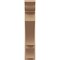 Ekena Millwork 8-in W x 38-in D x 38-in H Balboa Trad Rough Cedar Woodgrain TimberThane Outlooker, Primed Tan OUTUR080X38X38BOA04RCPR - alternate 5